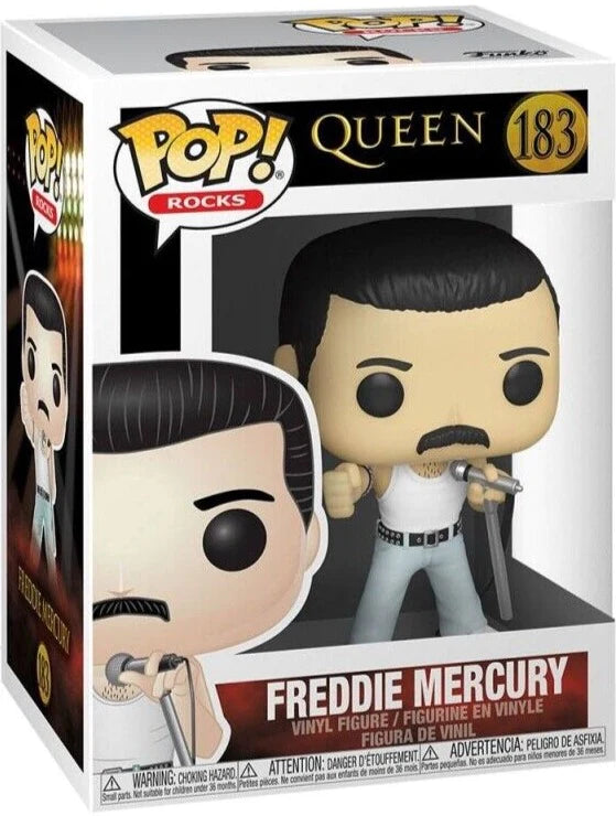 FUNKO POP! QUEEN FREDDIE MERCURY #183 + PoP Protector