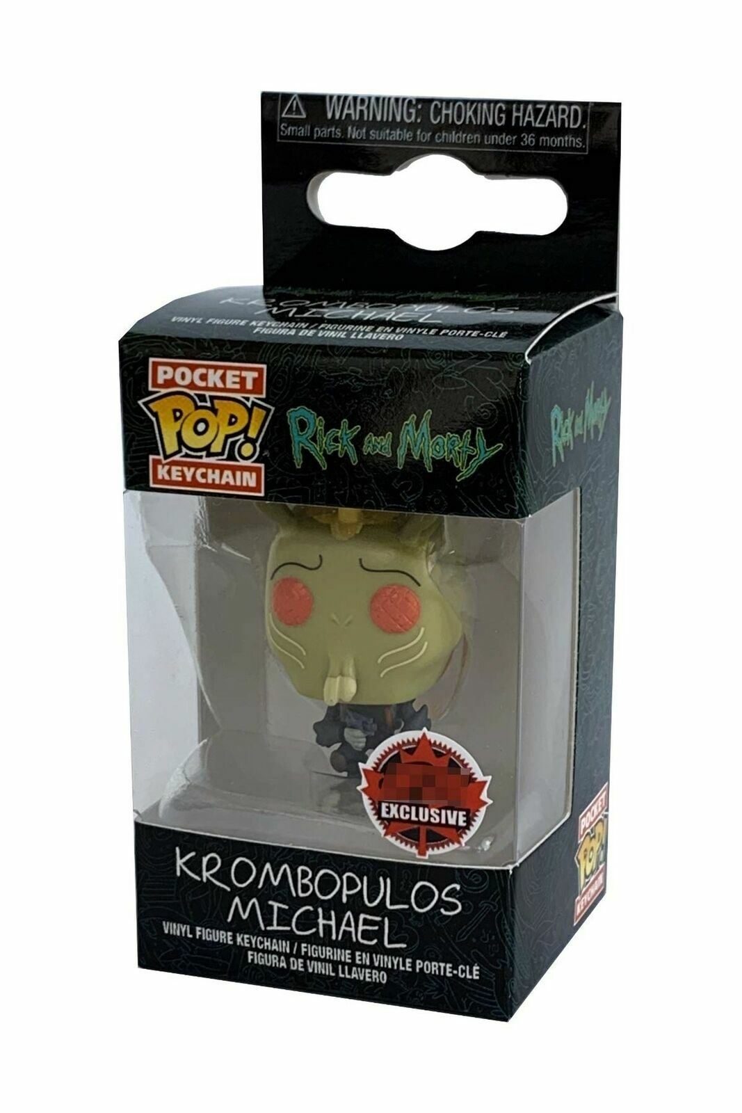 Pocket POP! Keychain - Rick & Morty Krombopulos Michael EB GAMES EXLCUSIVE