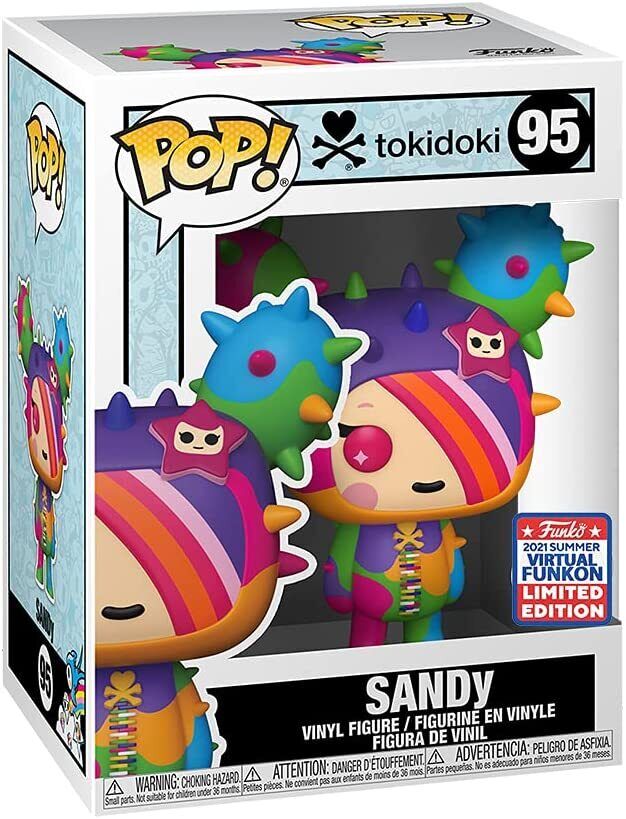 Funko Pop! Tokidoki Sandy 95 2021 Summer Virtual Funkon Exclusive + Free Protector