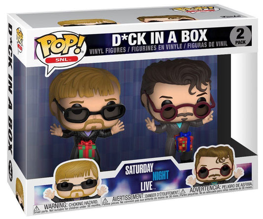 Funko POP! SNL - Saturday Night Live: D*ck In A Box 2 Pack + Free Protector