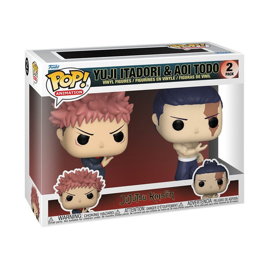 Funko POP! Animation: Jujutsu Kaisen - Yuji Itadori & AOI TODO 2 PACK!