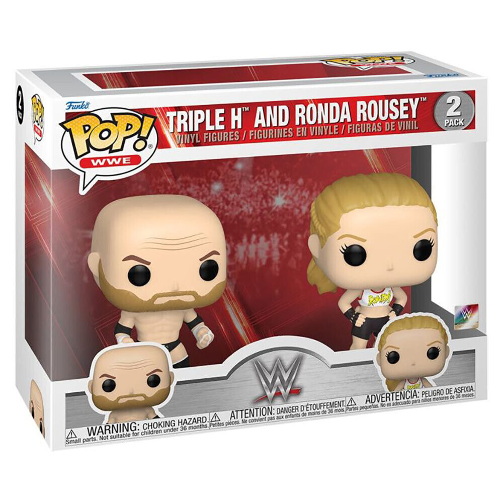 Funko POP! WWE - Triple H and Ronda Rousey 2 pack