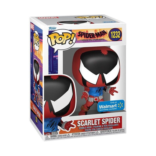 Funko Pop! Spider-Man Across The Spider-Verse - Scarlet Spider #1232 WALMART EXCLUSIVE + POP PROTECTOR