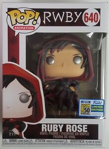 Funko POP! Animation: RWBY - Ruby Rose Comic Con Official Sticker #640 (VAULTED) + PROTECTOR!