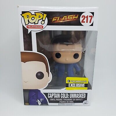 Funko POP! Television: Flash #217 - Captain Cold: Unmasked EE Exclusive #217 + PROTECTOR!