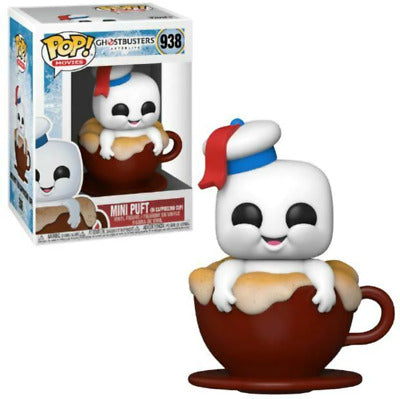 Funko POP! Movies: Ghostbusters #938 - Mini Puft In Cappuccino Cup (VAULTED) + PROTECTOR!