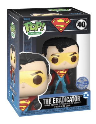 Funko POP! Digital SUPERMAN - The Eradicator #40 + PROTECTOR!