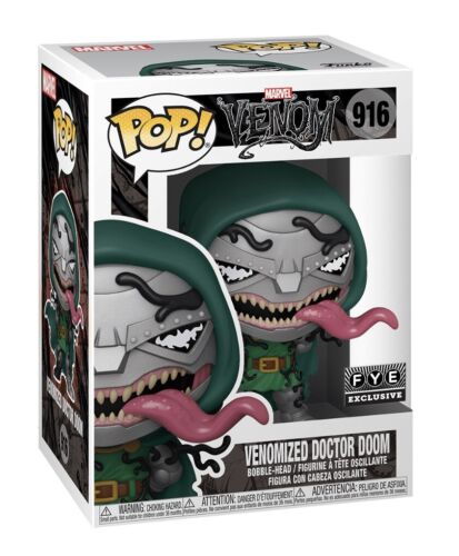 Funko POP! Marvel: Venom #916 - Venomized Doctor DOOM FYE Exclusive + PROTECTOR!