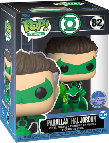 Funko POP! Digital Green Lantern - Parallax Hal Jordan #82 NFT 4250 PCS + PROTECTOR!