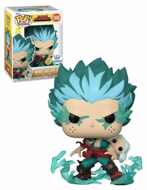 Funko POP! Animation: My Hero Academia #1008 - Infinite Deku with Eri GITD Funko shop exclusive + PROTECTOR!