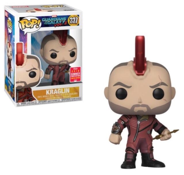 Funko POP! Marvel: Guardians of the Galaxy Vol. 2 Kraglin 337 Funko 2018 Summer Convention Exclusive (VAULTED) + PROTECTOR