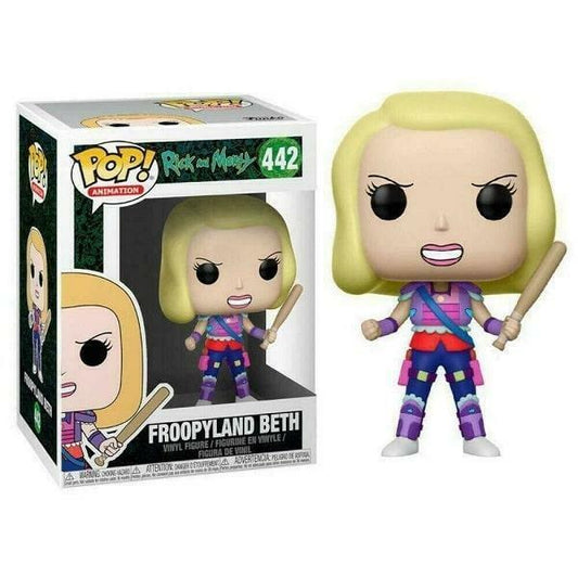 Funko POP! Animation - Rick And Morty #442 - Froopyland Beth Figure + PROTECTOR!