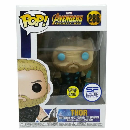 Funko POP! Marvel: Avengers Infinity War #286 - Thor GITD Limited Edition + PROTECTOR!