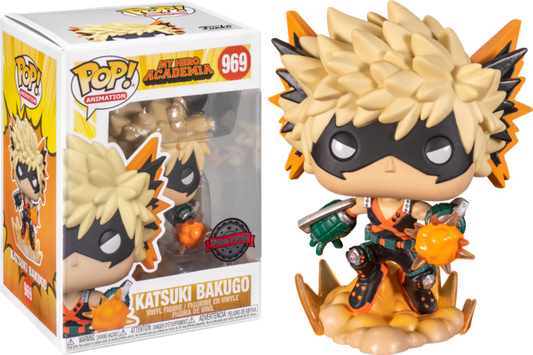FUNKO POP! MY HERO ACADEMIA KATSUKI BAKUGO SPECIAL EDITION EXCLUSIVE #969 + POP PROTECTOR