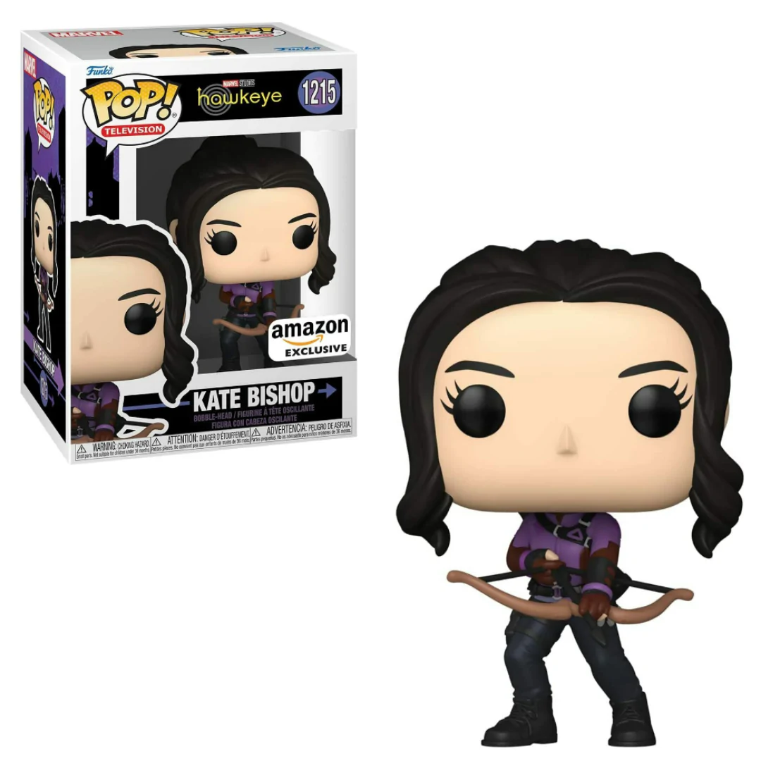 Funko POP! Marvel: Hawkeye - Kate Bishop #1215 Amazon Exclusive + PROTECTOR!