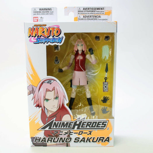 Bandai Naruto Shippuden Anime Heroes Haruno Sakura - 6.5" Action Figure