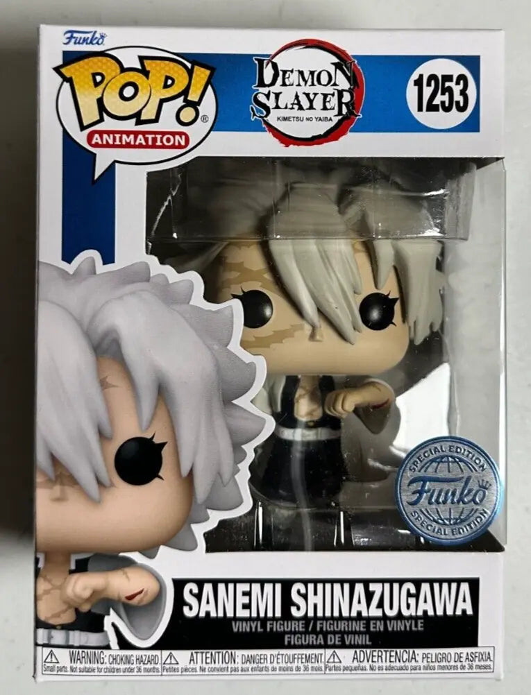 Funko Pop Demon Slayer Sanemi Shinazugawa 1253 Special Edition Sticker ...