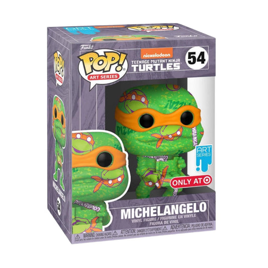 Funko Pop! Art Series: TMNT 2 - Michelangelo Vinyl Figure #54 Teenage Mutant Ninja Turtles Target Exclusive