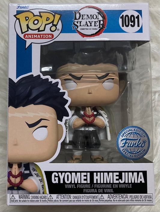 Funko POP! Animation: Demon Slayer - Gyomei Himejima #1091 Funko Special Edition Figure+ Protector!