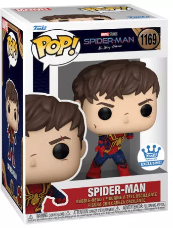 Funko Pop! Spider-Man NO WAY HOME -#1169 Spider-Man Funko Shop Exclusive + PROTECTOR!