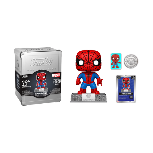 Funko Pop Classics! Marvel 25th Anniversary Spider-Man Sealed Tin LIMITED EDITION 25000 PCS