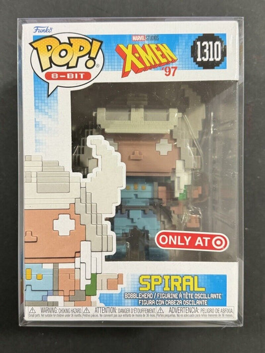 Funko Pop! 8-Bit Marvel X-Men '97 Spiral #1310 TARGET EXCLUSIVE + PoP Protector