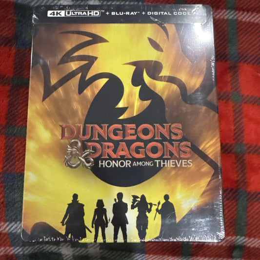 Dungeons &amp; Dragons: Honor Among Thieves – 4K Ultra HD Steelbook brand new official sealed