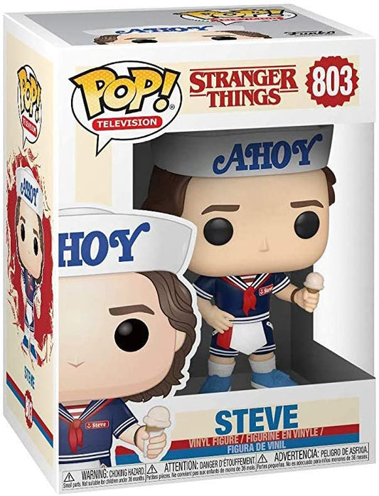 Funko Pop! Stranger Things Steve 803 + Free Protector
