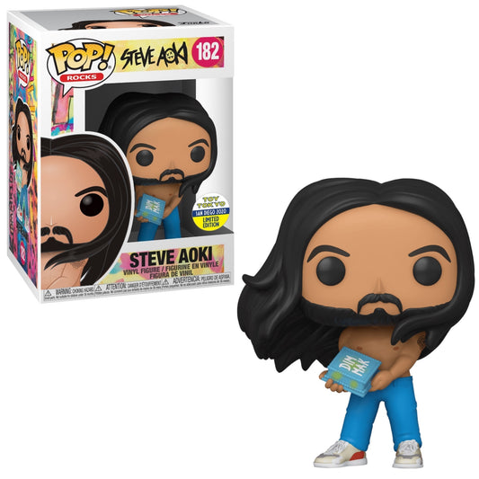 Funko POP! Steve Aoki #182 Toy Tokyo 2020 SDCC Exclusive + PoP Protector