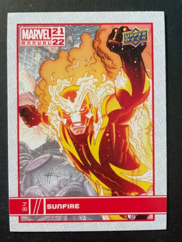 SUNFIRE 2021-22 Upper Deck Marvel Annual Base Card #84
