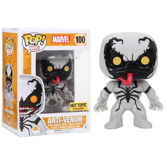 Funko POP! Marvel: Anti-Venom Hot Topic Exclusive #100 + PROTECTOR!  (Shelf ware)