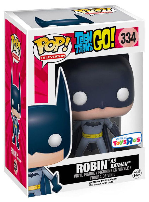 Funko PoP! 334 Teen Titans Robin as Batman Exclusive Toys 'R' Us (VAULTED) + PoP Protector