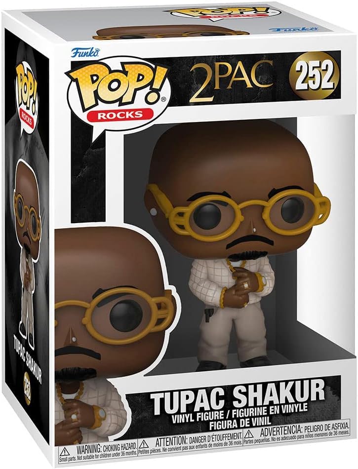 POP Rocks: Tupac Shakur - Loyal to The Game Funko Pop! Vinyl Figure (Bundled with Compatible Pop Box Protector Case)