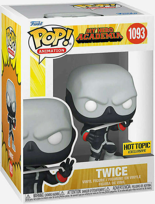 Funko POP! Animation: My Hero Academia - #1093 Twice Hot Topic Exclusive + PROTECTOR!
