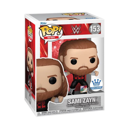 Funko Pop! WWE Sami Zayn Bloodline Honorary Uce Shop Exclusive #153 + PoP Protector