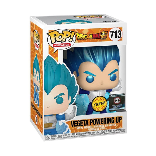 Vegeta Powering Up (Chalice Collectibles Exclusive) Chase 713 + PoP Protector