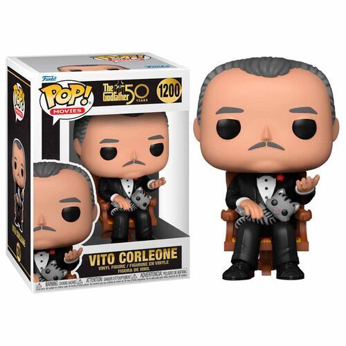 Funko Pop Movies The God Father 50Th Anniversary 1200 Vito Corleone in chair + PoP Protector
