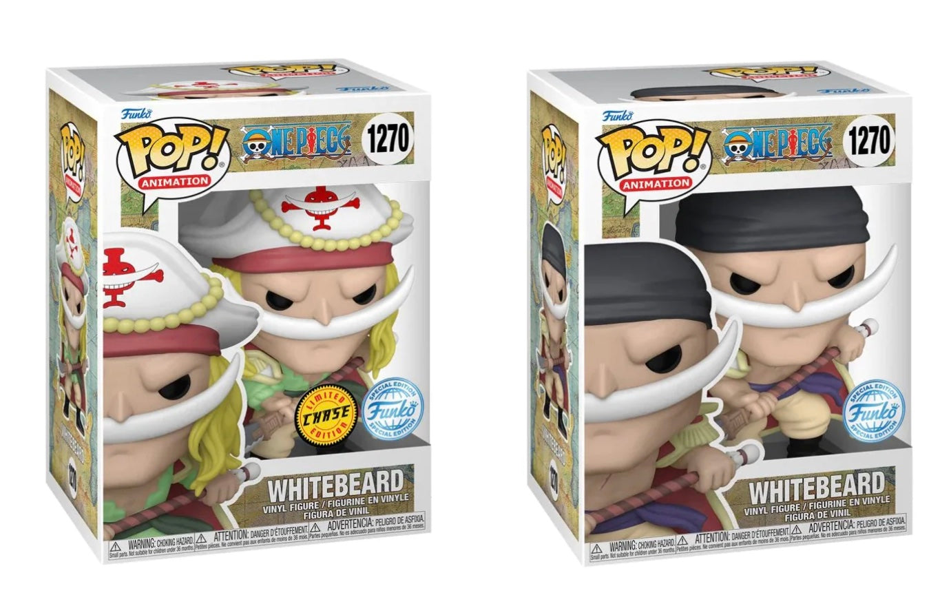 Animation One Piece - Whitebeard Chase + Common Guaranteed set Instock now Special Edition Exclusive