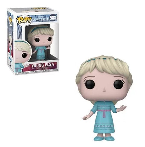 Funko Pop Disney Frozen 2: Young Elsa Vinyl Figure #588 + PoP Protector