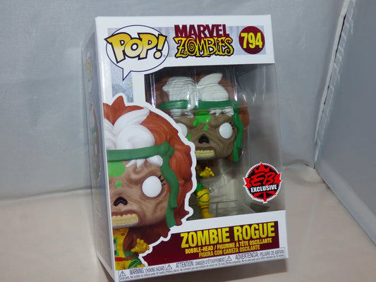 Funko Pop! Marvel Zombies - Zombie Rogue 794 EB Games Exclusive + Free Protector